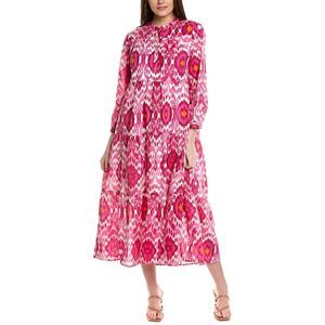 Pink Patterned Maxi Dress